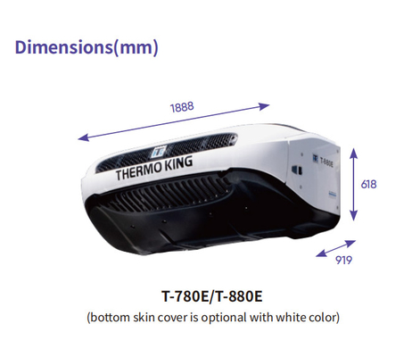 Unit pendingin Thermo King T-780E T-880E T-1080E T-1280E Untuk sistem pendingin