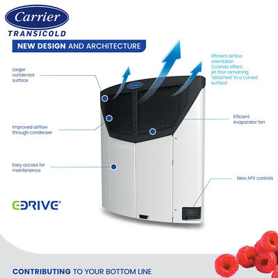 Pengangkut HE 19 Vektor Trailer Unit pendingin Sistem pendingin Peralatan Reefer