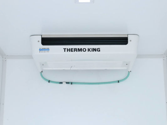 Truk Pendingin THERMO KING RV380 QINGLING untuk Transportasi Makanan Daging Ikan, Truk Berpendingin NKR Freezer 5 Ton