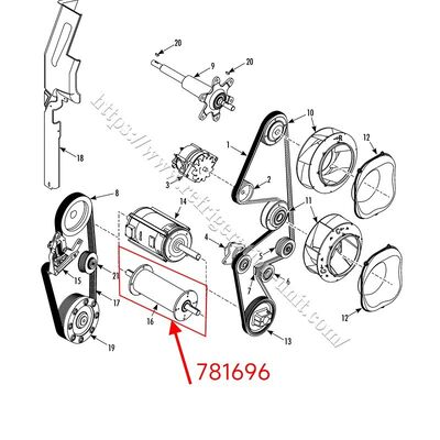 781696 poros penggerak CROSS SHAFT poros transmisi tersedia untuk SLXi/SLXe 100 200 300 400 THERMOKING suku cadang aftermarket unit trailer