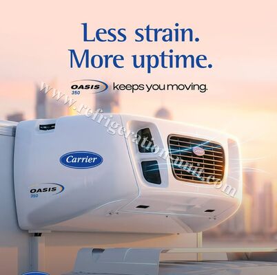 unit pendingin Carrier Transicold oasis 350 tersedia untuk truk boks berpendingin 8-9 meter pada suhu ambien 40-50 derajat dengan harga bagus