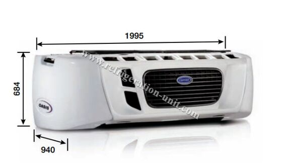unit pendingin Carrier Transicold oasis 350 tersedia untuk truk boks berpendingin 8-9 meter pada suhu ambien 40-50 derajat dengan harga bagus