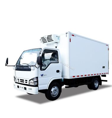 Isuzu 100p Jepang Brand Truck chassis dengan panjang 4,1 meter kotak pendingin dengan unit pendingin THERMO KING RV380V 4X2 Mini 3tons 2 Ton Freezer Pendingin Truck