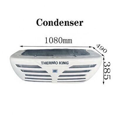 Unit Pendingin Truk Thermo King RV580E Ganti C450 dengan Sistem Siaga 24V DC, Pencairan Gas Panas, dan Ringan