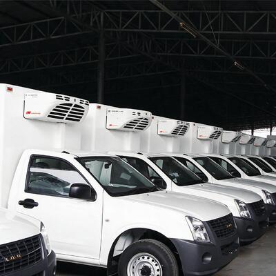 Unit Pendingin Van THERMO KING Ultra Slim KV-Series dengan Refrigeran R404a dan Standby Listrik